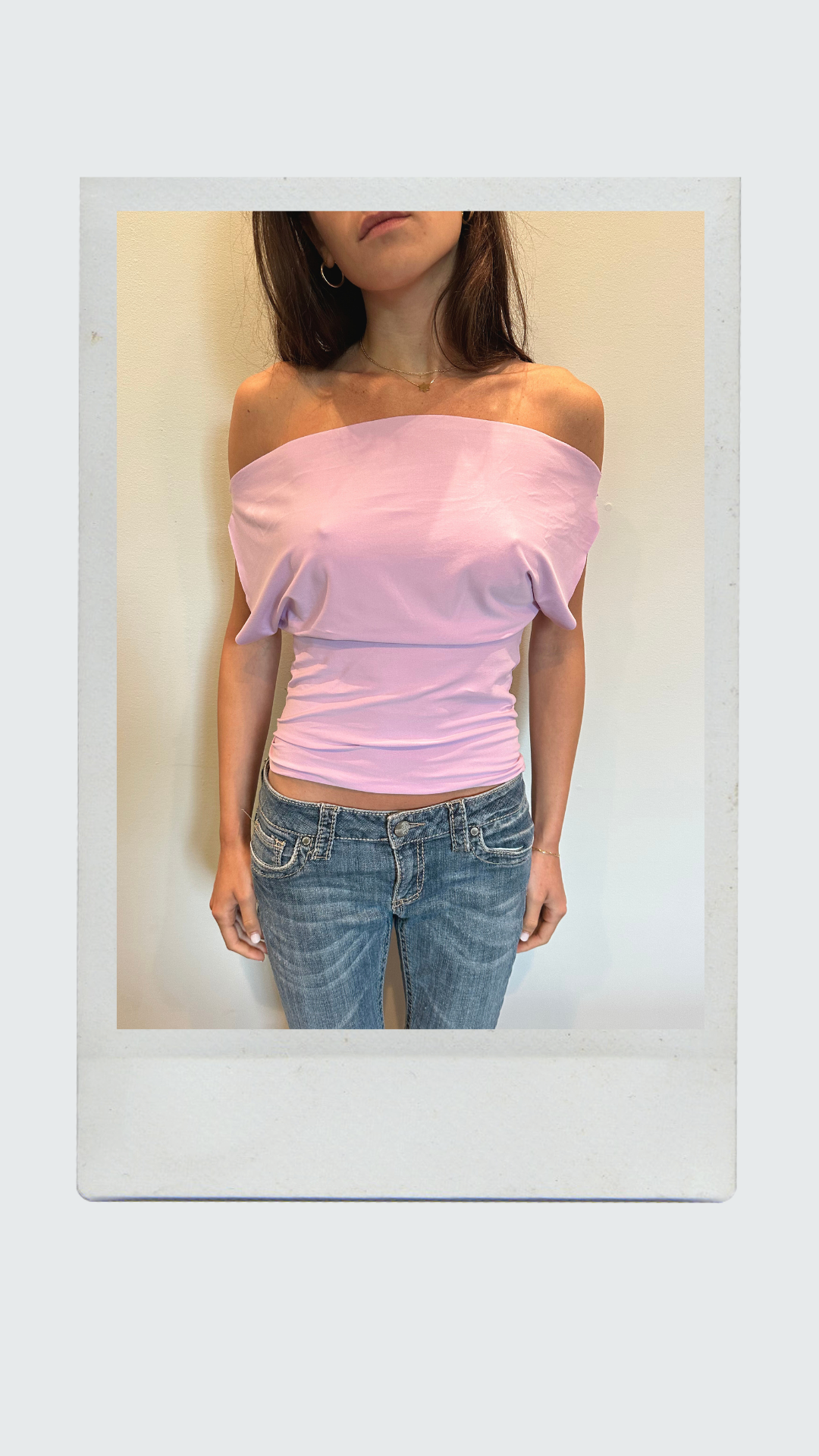 Lilac Off Shoulder Top