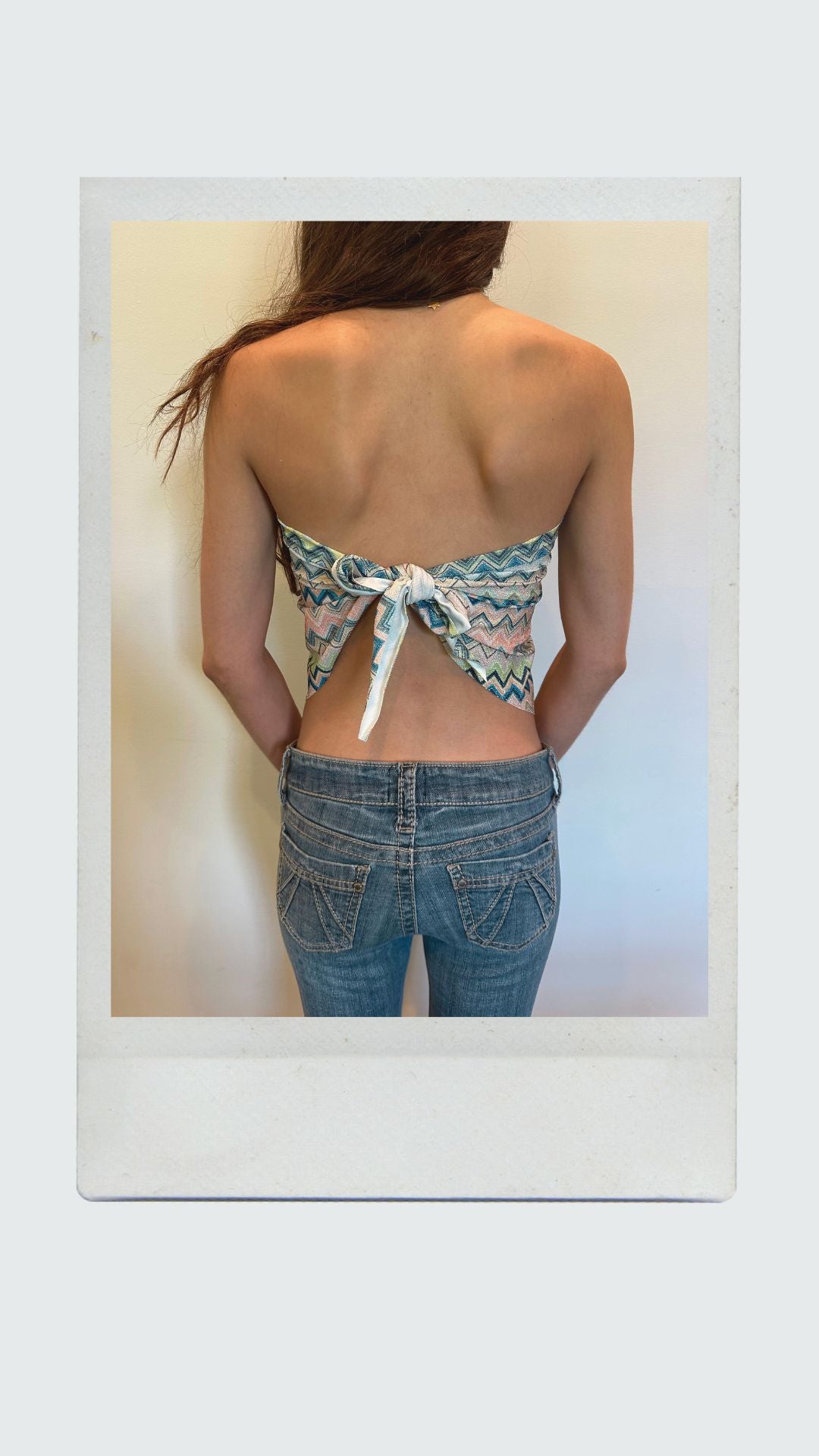 Venice Chevron Handkerchief Top