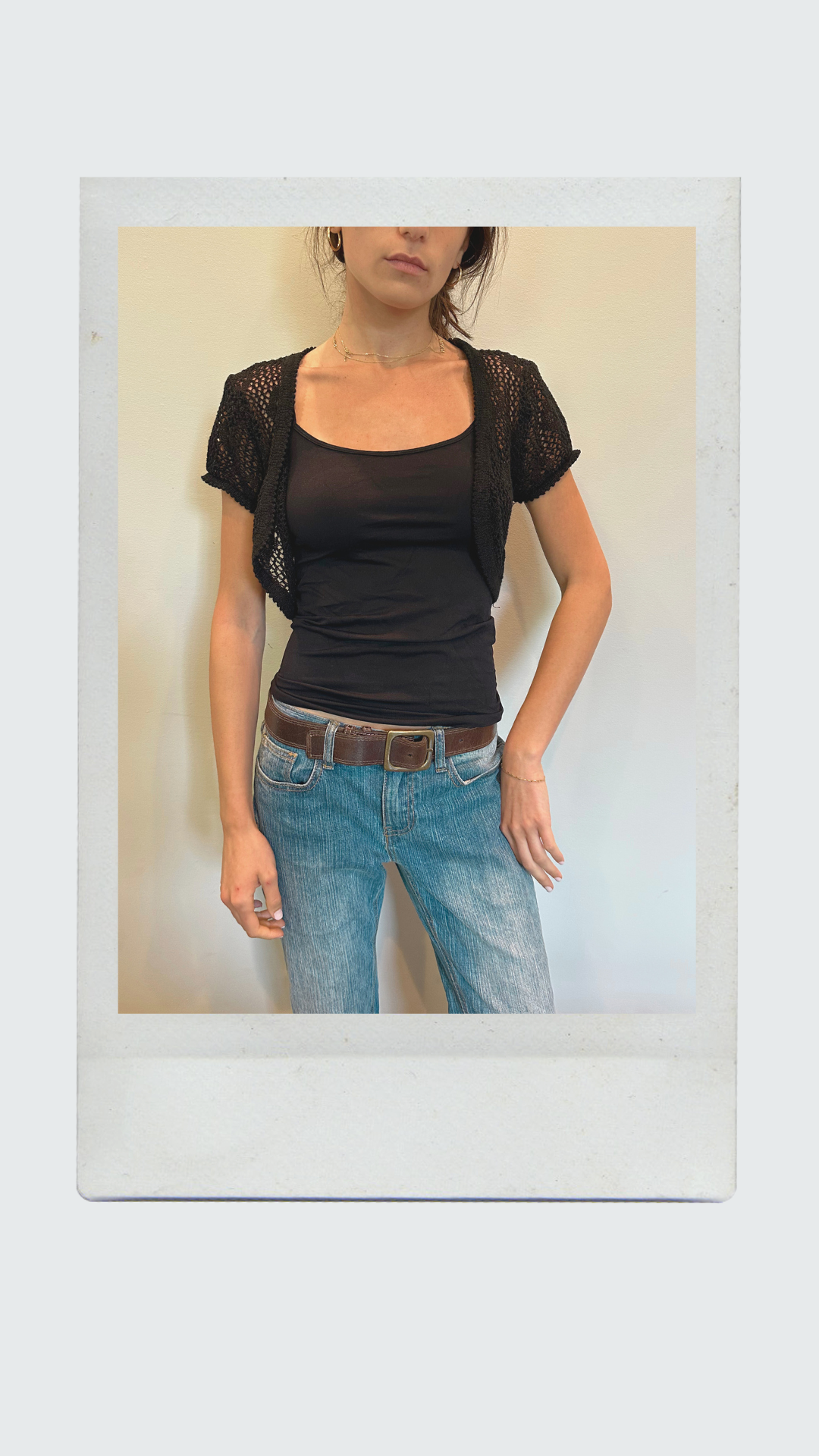 Black Knit Shrug