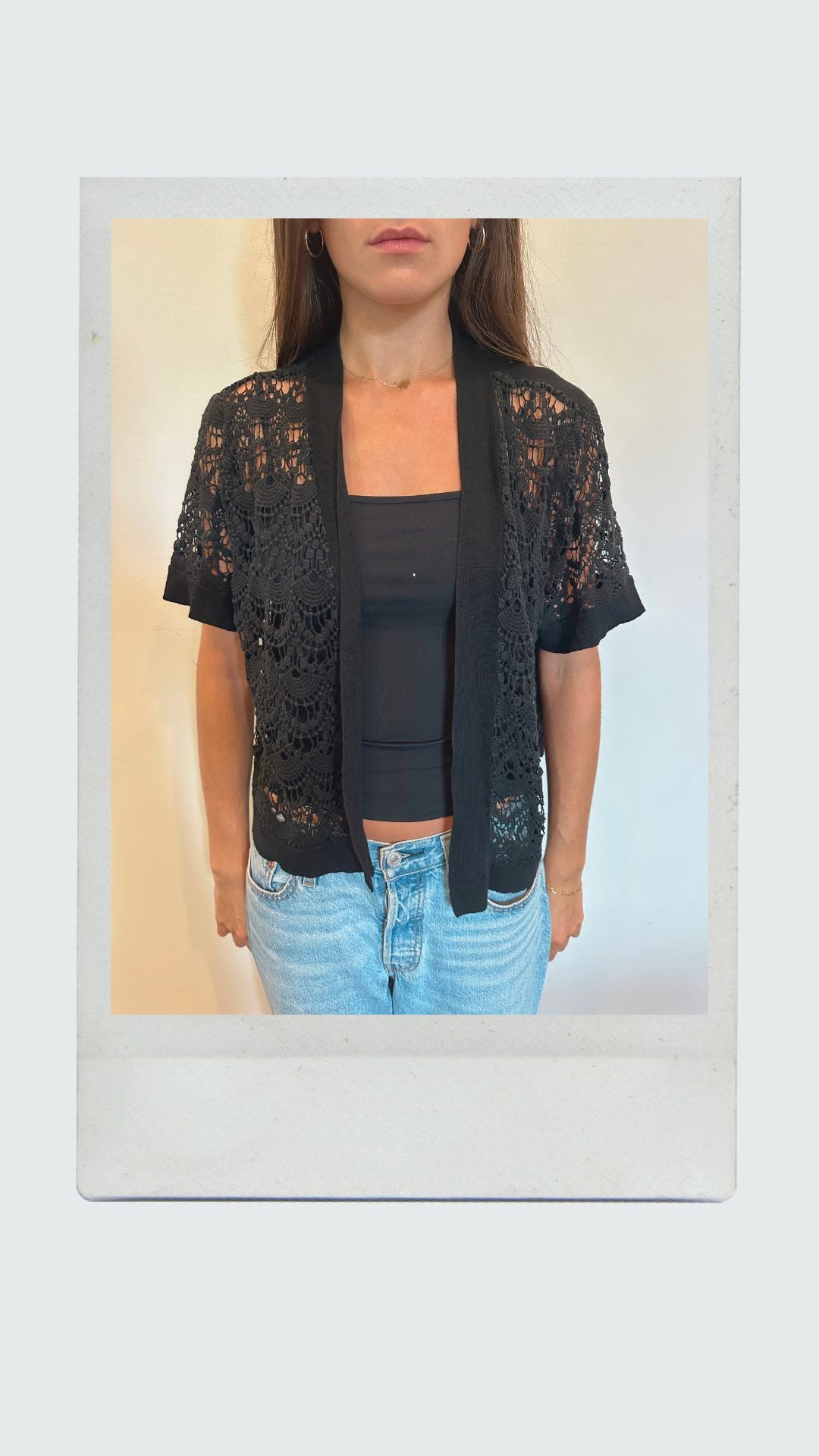 Black Lace Shawl