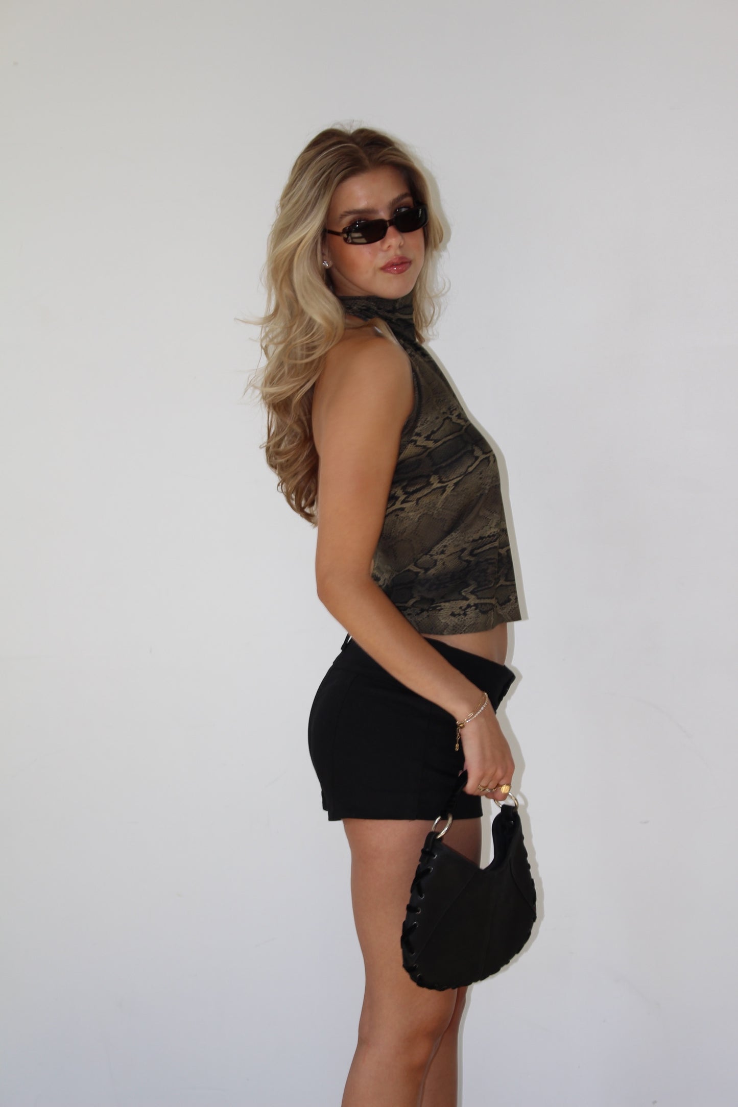 Dark Viper High Neck Top