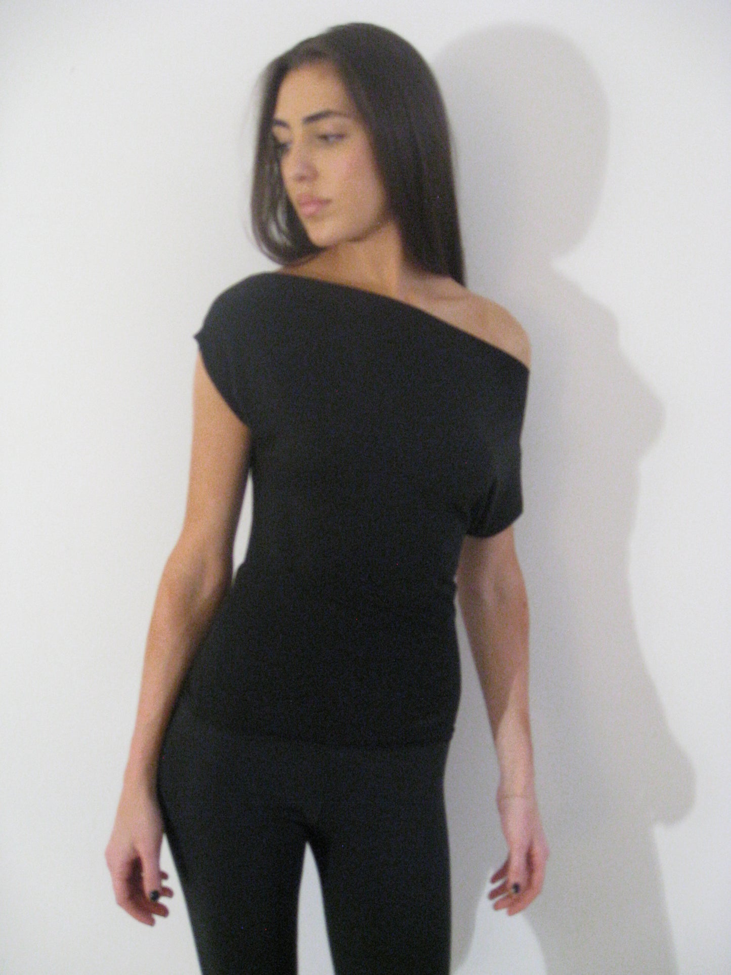 Midnight Off Shoulder Top
