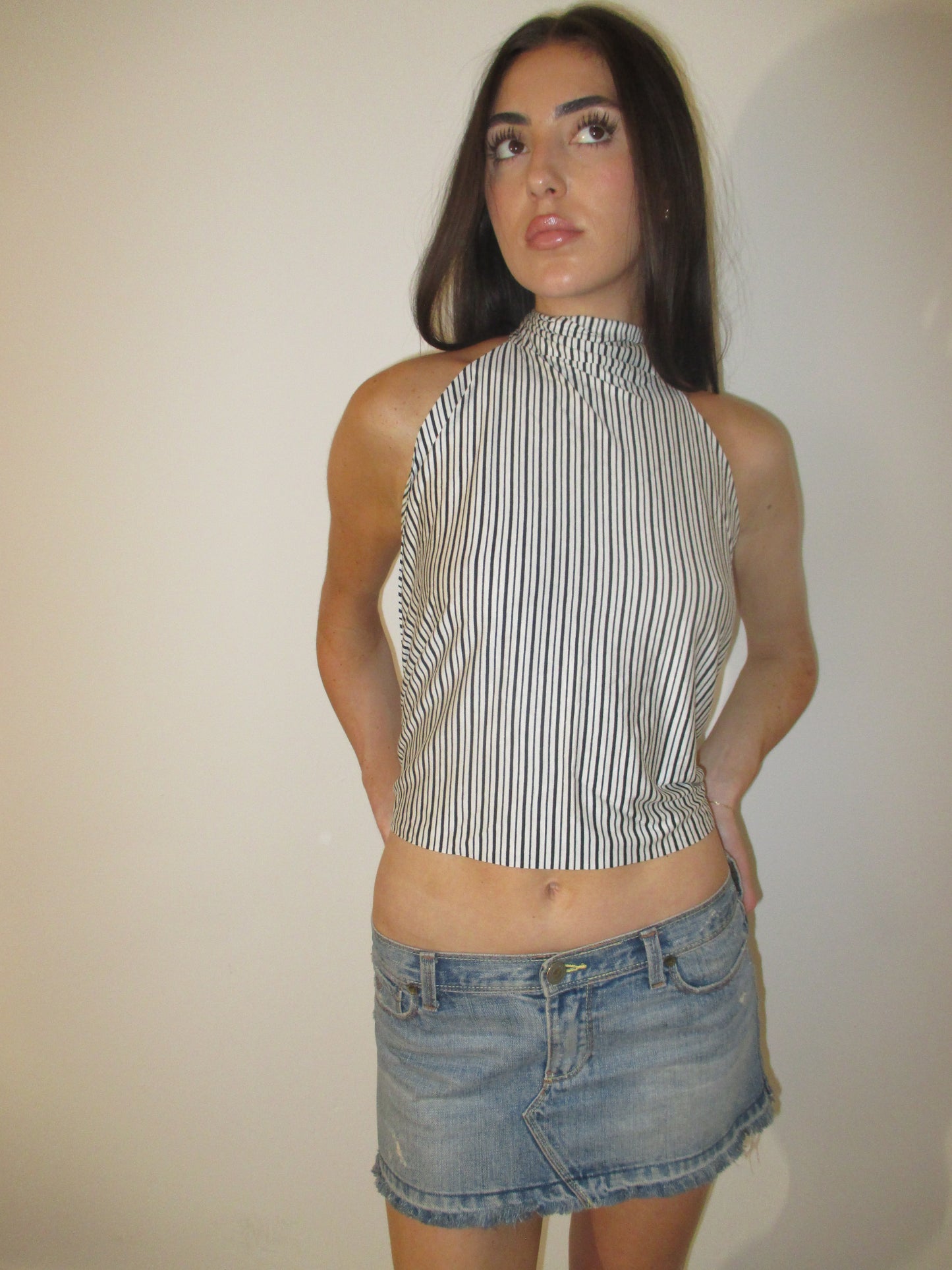 Downtown Lines High Neck Top