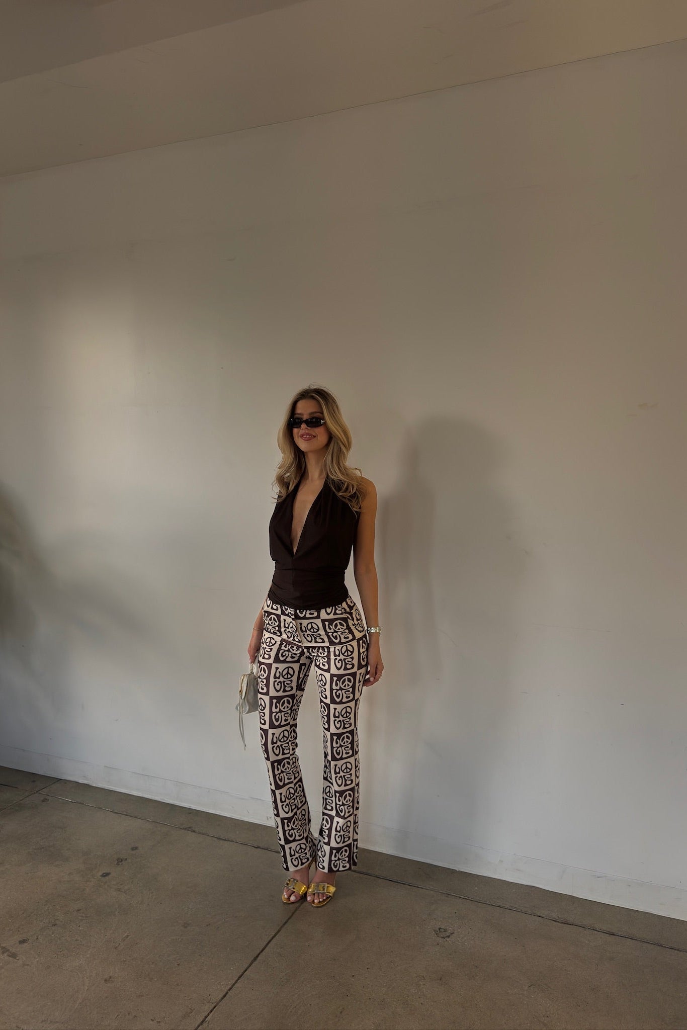 Chocolate Brown Multi Top