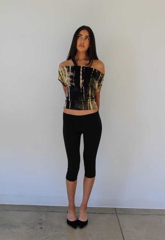 Jade Dye Off Shoulder Top