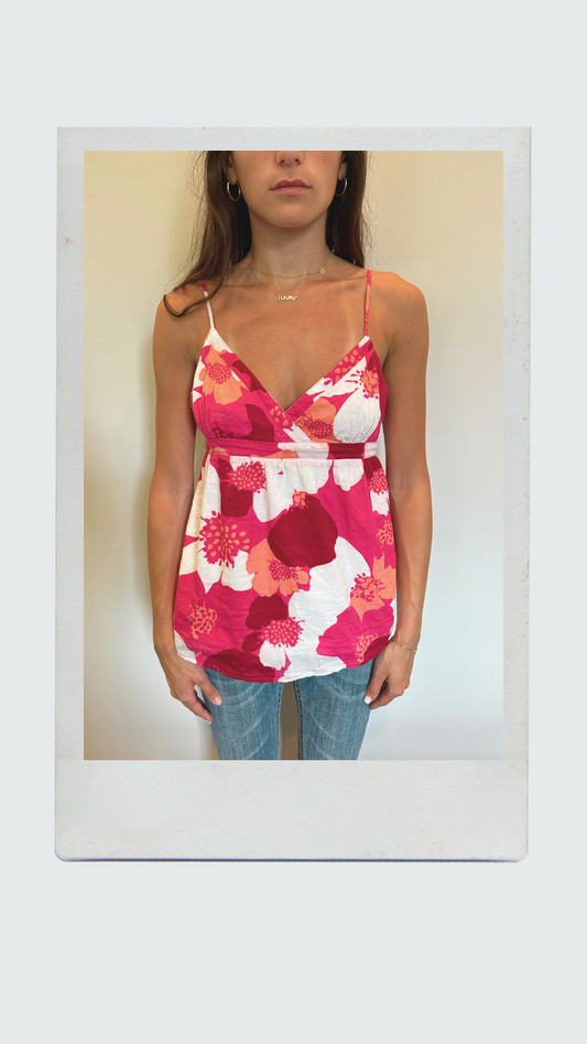 Colorful Floral Cami Tank
