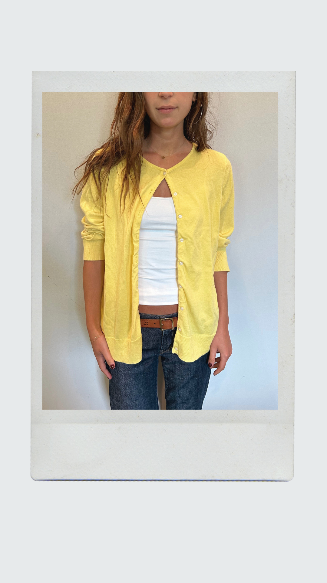 Maize Yellow Cardigan