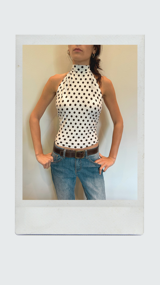 Dalmatian High Neck Top