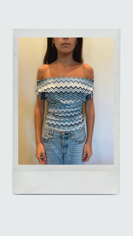 Ocean Off Shoulder Top