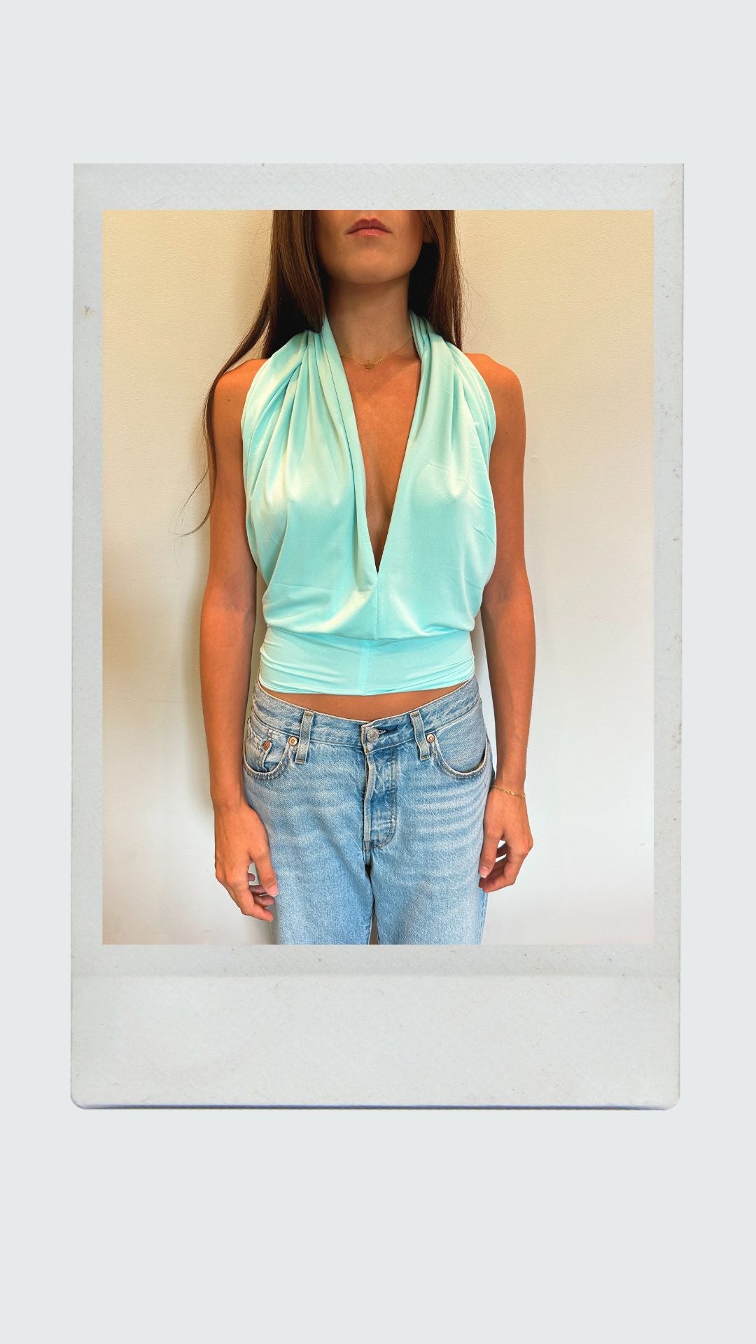 Aqua Plunge Halter Top