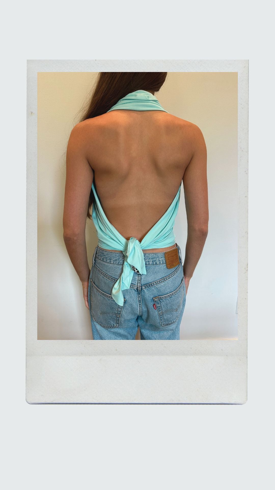 Aqua Plunge Halter Top